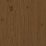13 Piece Garden Dining Set Honey Brown Solid Wood Pine 3157724