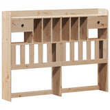 Bed Frame without Mattress 140x190 cm Solid Wood Pine 3308855