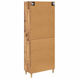 Highboard Old Wood 69.5 x 34 x 180 cm Engineered Wood 3415771