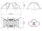 Tunnel Tent Green 520 x 260 x 175 cm 42017403