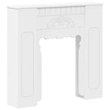 Fireplace Surround White 93 x 20 x 89 cm Engineered Wood 8006624
