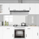 Kitchen Backsplash 2 pcs Transparent 100 x 60 cm Tempered Glass 3415541