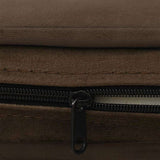 Dog Sofa Brown Plush, solid pine wood, foam 67 x 47 x 36 cm 171085