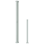 ZNTS Patio Retractable Side Awning 200x500 cm Black 313417