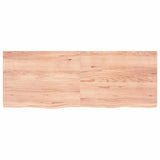 Bathroom Countertop Light Brown 160x60xcm Treated Solid Wood 3156159