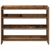 Shoe Rack Old Wood 80x25x62 cm Engineered Wood 859921