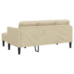 Sofa Set 2 pcs Cream 173 x 131 x 67 cm Fabric 3329258
