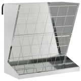 Hay Feeder Silver 71 x 33 x 70 cm Galvanised Steel 874632
