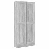Book Cabinet Grey Sonoma 82.5x30.5x185.5 cm Engineered Wood 815115