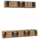 TV Cabinet Set 5 pcs Artisan Oak Engineered Wood 3393215