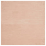 Rug HUARTE Short Pile Soft and Washable Blush 200x200 cm 375156