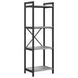 Bookshelf Grey sonoma 40 x 30 x 119 cm Engineered Wood 868362