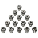 146723 ER25 Collets 15 pcs Turning Tool Set