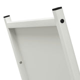 Firewood Rack White 69.5x35x81 cm Cold-rolled steel 864178