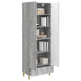 Cabinet Set 2 pcs Grey Sonoma Engineered Wood 3416697