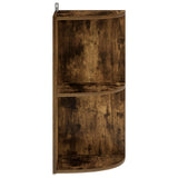 Corner Shelf 2-Tier 41.5 x 41.5 x 72 cm Engineered Wood 8016354