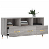 TV Cabinet Grey Sonoma 102x36x50 cm Engineered Wood 829018