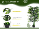 6ft Artificial Bamboo Tree Plant Greenery in A Pot for Home Office Planter 1.8M T3398P343530