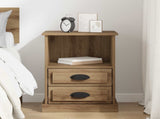 Bedside Cabinet Artisan Oak 36 x 43 x 60 cm Engineered Wood 881398