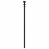 Metal Replace Headboard Black 160 cm 353572
