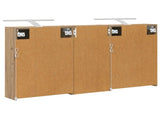 Bathroom Cabinet Set 3 pcs 116 x 16 x 62.5 cm Engineered wood 3403823