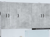 Dishwasher Panel Kalmar Concrete Grey 50 x 31 x 100 cm 884777