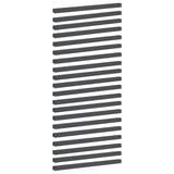 Garden Cover Profile 20 pcs 100 x 5 x 5 cm Steel Anthracite 8012998