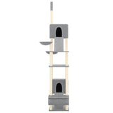 Floor to Ceiling Cat Tree Light Grey 277-303 cm 171613