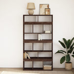 Bookcase Brown Oak 100x33x187.5 cm Engineered Wood 3309381