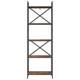 Bookshelf Smoked Oak 56 x 34 x 171 cm Engineered Wood 883864