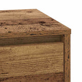 Bedside Cabinet with Drawer 2 pcs Old Wood 39 x 34.5 x 50 cm 869623