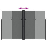Retractable Side Awning Anthracite 220x1000 cm 4004778