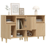 Sideboards 2 pcs Sonoma Oak 60x35x70 cm Engineered Wood 3185722