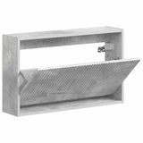 Wall-Mounted Shoe Cabinet ARNHEM 71 x 17 x 43 cm Concrete Grey 896628