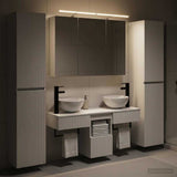 Bathroom Furniture Set 6 pcs White 100 x 14.5 x 70 cm 3407175
