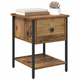 Bed Cabinet 2 pcs Old Wood 40 x 39 x 40cm Engineered Wood 880498