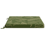 4-Piece Seat Cushions SOEST 4 pcs 100% Polyester Leaf Design 944746