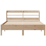Bed Frame without Mattress 140x200 cm Solid Wood Pine 3306888