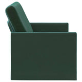 2 Seater Sofa Dark Green 130 x 81 x 82 cm Velvet 42041056