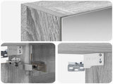 Bathroom Mirror Cabinet Grey Sonoma 50 x 14.5 x 70 cm 889052