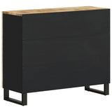 Sideboard with 2 Doors 90x33x75 cm Solid Wood Mango 352925