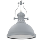 Ceiling Lamp Grey Round E27 281625
