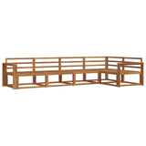Outdoor Sofa Set 5 pcs Natural Solid Acacia Wood 3367582