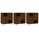 Sideboards 3 pcs Brown Oak Engineered Wood 3190156