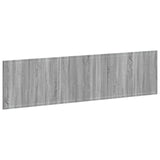 Wall-Mounted Headboard EDE Grey Sonoma Engineered Wood 896051