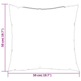 Sofa Cushions 4 pcs Taupe 50x50 cm Fabric 360389