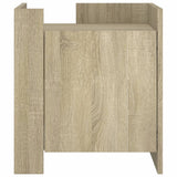 Bedside Cabinet Sonoma Oak 45x50x50 cm Engineered Wood 848299