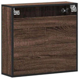 Bathroom Mirror Cabinet Brown Oak 65x20x60 cm Engineered Wood 849263