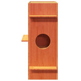 Cat House Wax Brown 43x43x90 cm Solid Wood Pine 859300
