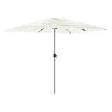 Garden Parasol with Steel Pole White 248x248x248 cm 4005092